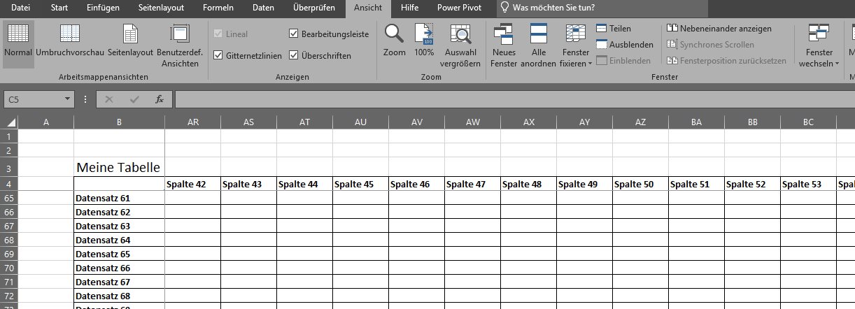 38++ Excel bild in zelle fixieren , in Excel mehrere Zeilen fixieren tabcalc.de